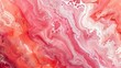Abstract marbling oil acrylic paint background illustration art wallpaper - Pink coral white color with liquid fluid marbled paper texture banner painting texture