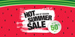 © Igorideas - summer sale banner layout design, vector illustration
