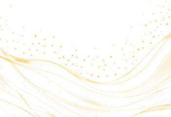 Wall Mural - golden dust and lines on transparency