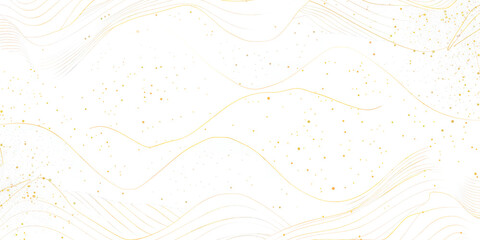 Wall Mural - Abstract Lines and Dust on Black
