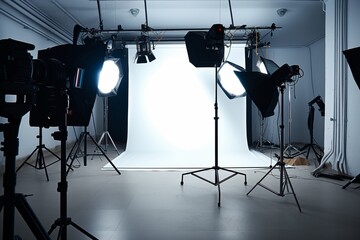 Wall Mural - Professional equipment in a photo studio