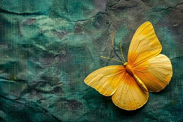 Wall Mural - Delicate Butterflies Among Flowers, Vivid Summer Colors in Nature