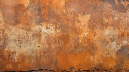 Grunge rusty orange brown metal corten steel stone background texture banner