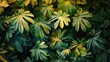 A close up shot of a bunch of green leaves. Suitable for nature and environmental concepts