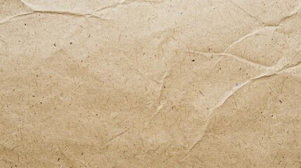 Poster - Detailed close up of a piece of brown paper, suitable for backgrounds or textures