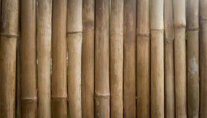  Faded Grandeur: Weathered Brown Tone Bamboo Fence Texture
