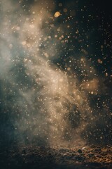 Aufkleber - A blurry image of a snow covered ground. Suitable for winter themed designs