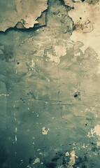 Wall Mural - Aged green grunge texture with a natural, distressed look.