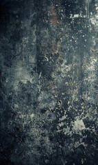 Sticker - Dark blue textured background with grunge scratches, evoking a sense of vintage decay and urban grunge.