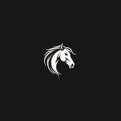 Wall Mural - Horse logo design icon vector template