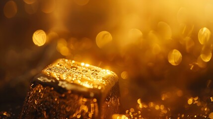 Poster - Generative AI : Gold investment provides a stable hedge against economic uncertainties. 