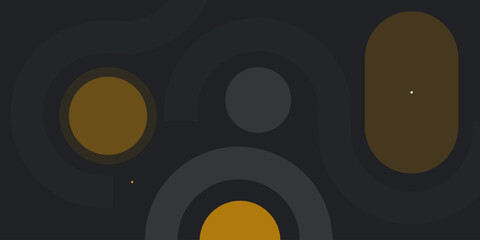 Aufkleber - dark background template banner business element shape illustration vector design