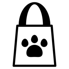 Sticker - pet shop bag dualtone