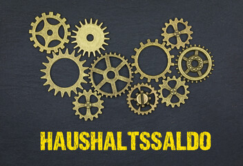 Sticker - Haushaltssaldo	
