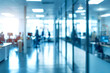 © Hasanka - blurred spacious open office environment, abstract effect that highlights the play of light and bokeh in the background.