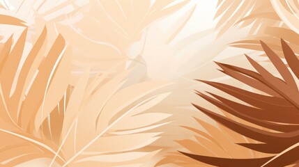 A beige, leafy watercolor background, adding a touch of artistic elegance.