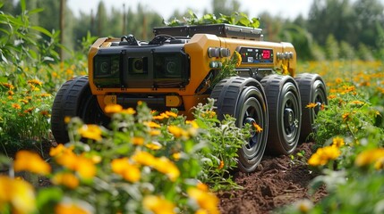 Poster - Autonomous Agriculture Robot Conducting Field Analysis in a Flower Farm