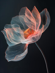 Wall Mural - abstract floral background