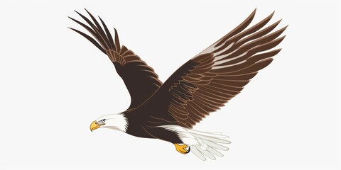 Wall Mural - Eagle Soars High, Freedom Calls