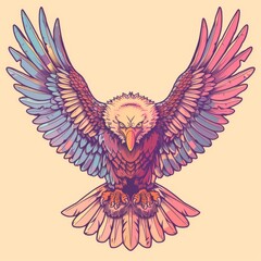 Wall Mural - Eagle Soars High, Freedom Calls