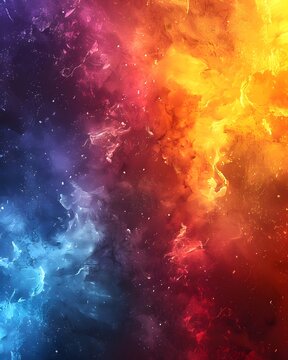 Bright gradient background with colorful grains. It represents a mix of energy, movement, fun and liveliness with the grain of old computer graphics or noisy TV. It has a retro or futuristic feel.