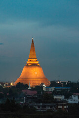 Poster - THAILAND NAKHON PATHOM CITY CHEDI