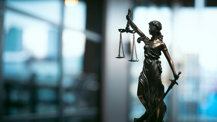 Poster - Legal and law concept with lady justice