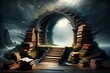 A mysterious bridge connecting the worlds of literature, a strange portal to the world of knowledge