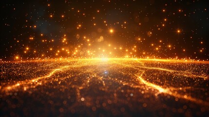 Aufkleber - Bright and shining golden light in abstract form. Modern illustration isolated on white. Bright and shining golden light star in modern form.