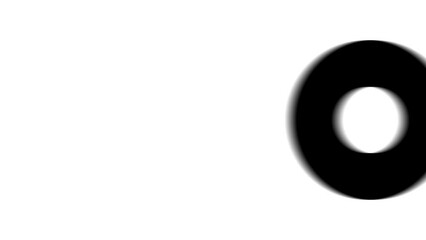 Poster - Animation set, record media symbol. Animations: transparency, zooms, transition top to down, transition left to right, slide up to down, slide left to right