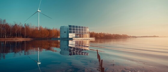 Poster - Combined photovoltaic and eolic power plants