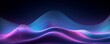 Blue and purple waves background, in the style of technological art