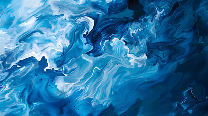 Poster - Abstract Fluid Motion Sweeps Across Colorful Background Art Concept.