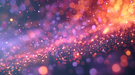 Poster - Glowing Particle Dance Abstract Background Cosmic Elegance Vibrant Light Rays Joyful Movement Sparkling Beauty Bright Glow.
