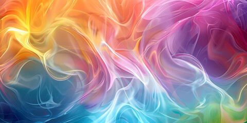 Poster - Harmonious Color Blends Abstract Background Artistic Visual Expression.