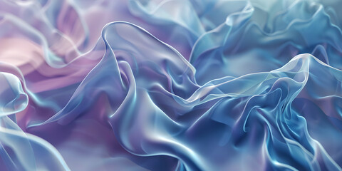 Poster - Translucent Layers Abstract Background Reveal Multicolor Shapes Texture Effect