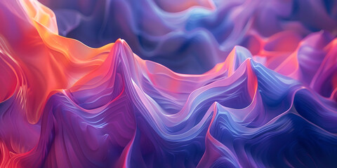 Poster - Mysterious Abstract Shapes Emerging in Enigmatic Background Artwork.