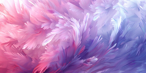 Poster - Soft Abstract Background With Feathery Strokes Blending Beautifully