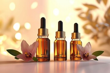 Poster - essential oil serum for cosmetics products  essential oil serum for cosmetics products