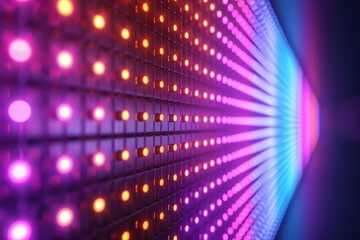 Poster - Abstract Led wall background