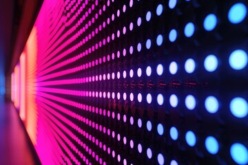 Poster - Abstract Led wall background
