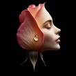 © customer solution - flower faced woman