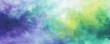 Green and yellow watercolour splatter background, purple yellow, in the style of dark sky-blue