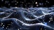 black Glowing Waves through Cosmic Space