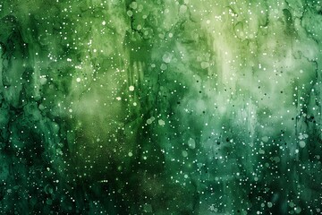 Wall Mural - Abstract green painted Watercolor Background. Generative ai