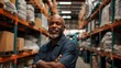 © progressman - a man standing in a warehouse with his arms crossed