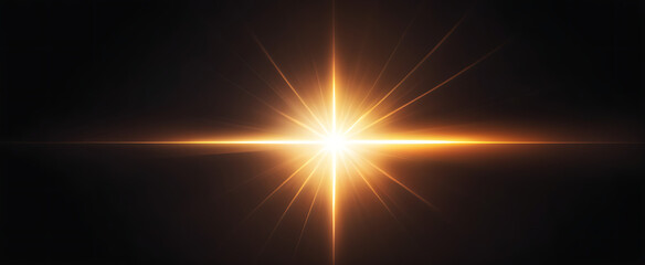 Flare light, effects sunlight, lens flare, light leaks, warm sun rays light effects, overlays or golden flare isolated on black background. effect, sunlight, ray, glow, bright, shine, sun. ai