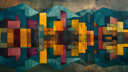 Aufkleber - abstract colorful background