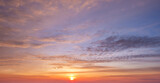 Fototapeta Do pokoju - Beautiful dramatic scenic sunset sky background