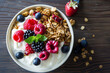 Healthy Kickstart, Yogurt, Granola, Fresh Berries